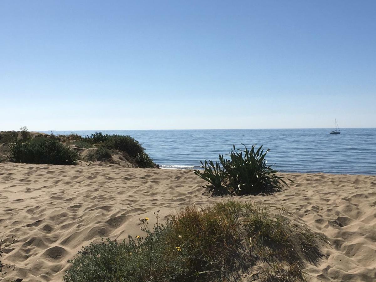 Estudio Con Insuperables Vistas Al Mar: Aparcamiento Marbella Buitenkant foto
