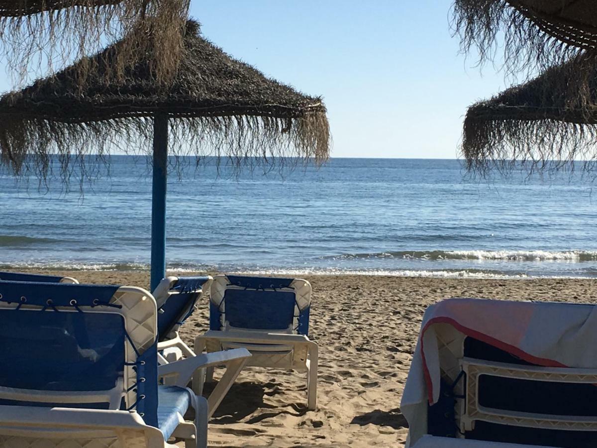Estudio Con Insuperables Vistas Al Mar: Aparcamiento Marbella Buitenkant foto